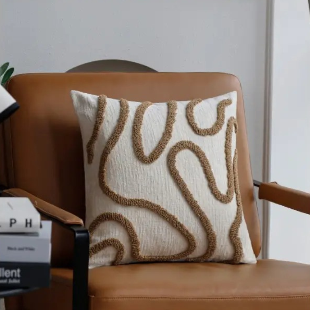 Contour Weave Tufted Pillow