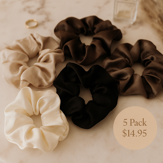 The Silk Essentials Scrunchie Bundle