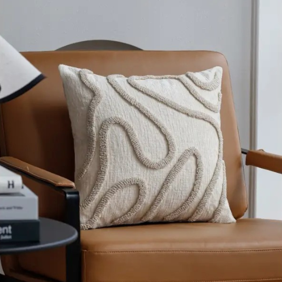 Contour Weave Tufted Pillow
