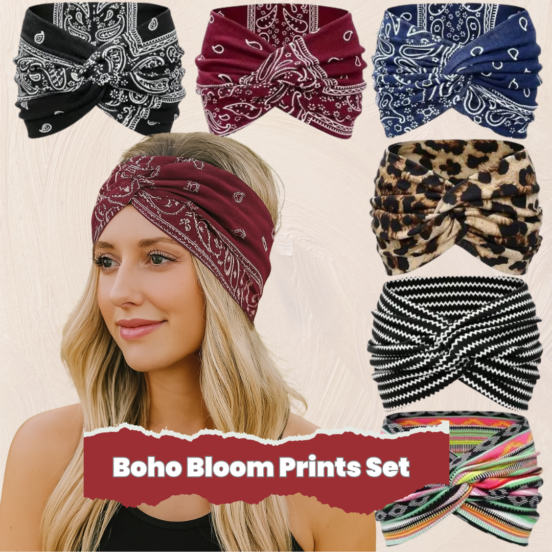 Boho Bloom Prints Set
